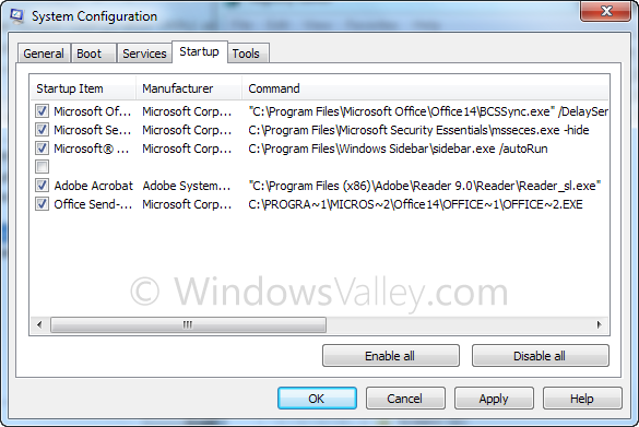 launch system configuration utility