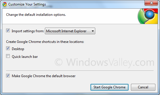 Customize Chrome settings