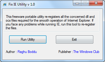 Fix IE Utility