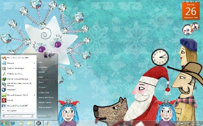 Twickle Wish -  Windows 7 Desktop Theme