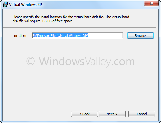 Installing Virtual Windows XP VHD