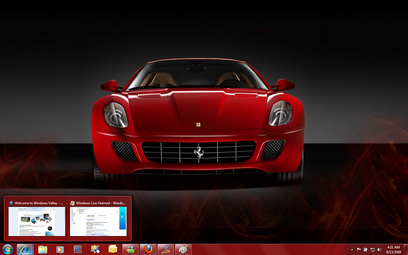 Ferrari Theme for Windows 7