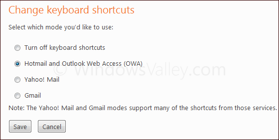 Change keyboard shortcuts