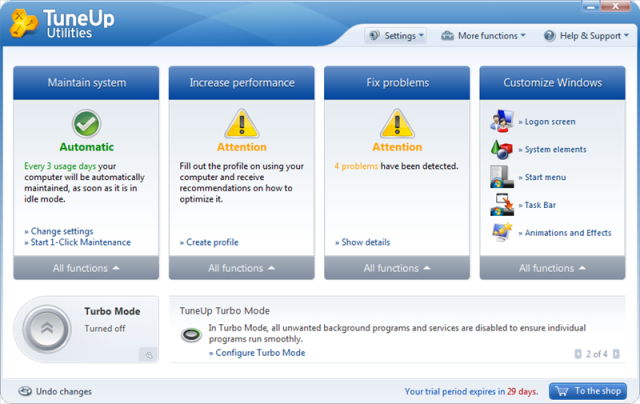 TuneUp Utilities 2010 for Windows 7
