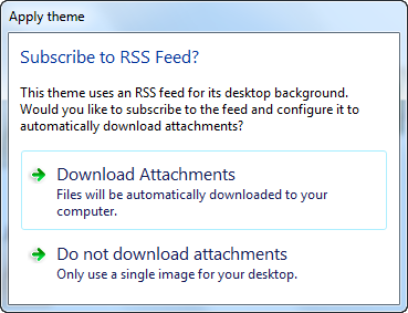 Resetting Bing RSS feed
