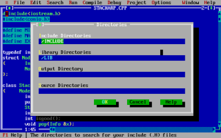 Run Turbo C++ on Windows Vista and 7 in full screen mode.