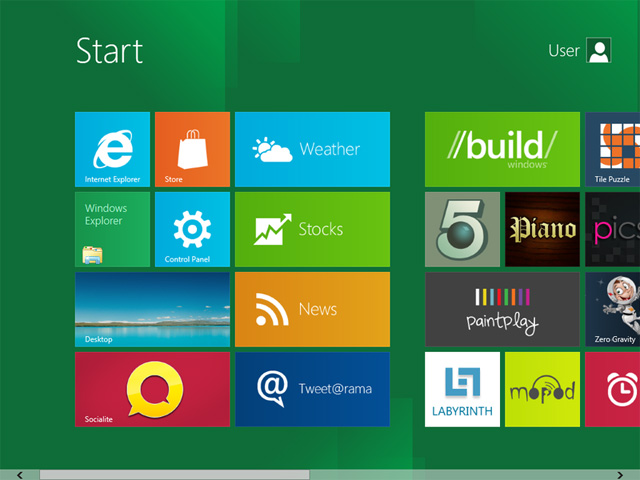 Windows 8 Start Screen