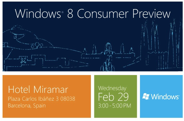 Windows 8 Consumer Preview Invitation