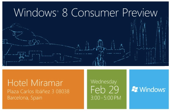 Windows 8 Consumer Preview Invitation Windows 8 Consumer Preview Invitation