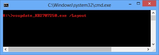 Visual Studio 2012 Update 1 Installer