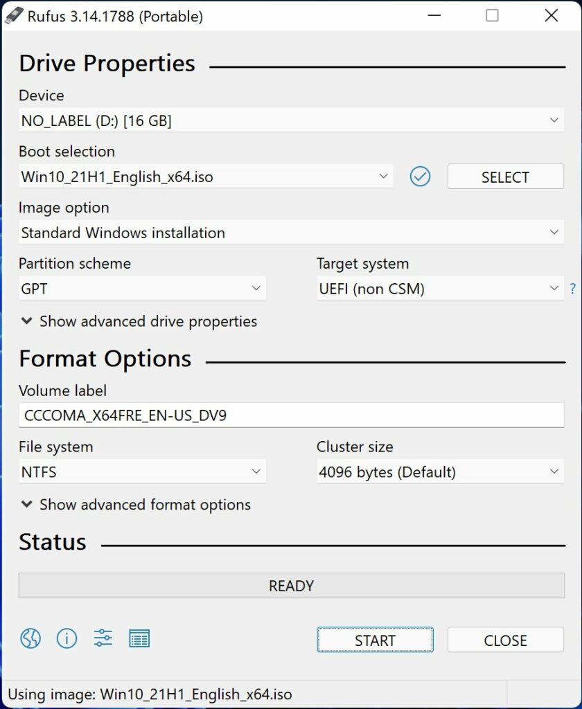 status mus eller rotte Mandag Create Bootable Windows USB Flash Drive (UEFI) - Windows Valley